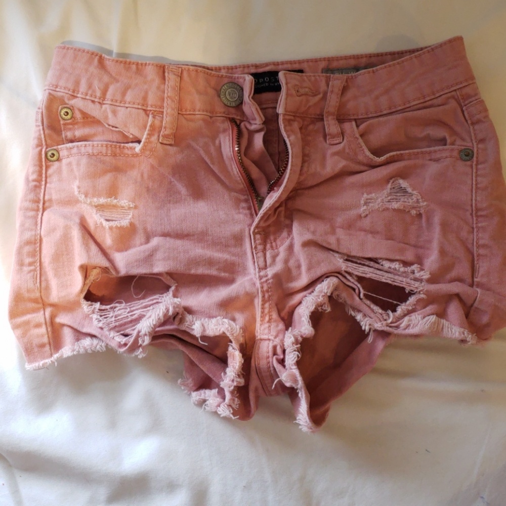 High waisted short shorts